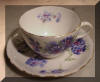 Hammersley Blue Cornflower Cup and Saucer