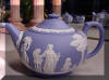 Wedgwood Blue Jasperware Teapot