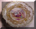 Sevres Style French Plate Figural Hand Painted