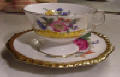 Caverswall China Cup and Saucer