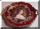 Royal Vienna Portrait Plate Z S and Co Bavaria