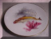 Mintons Hand painted Fish Plate Gilman Collamore & Co., New York