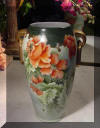 Hand Painted Vase Signed American China Painter