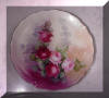J & C Malmaison Roses Hand Painted Plate