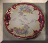 Old Hand Painted Cake Plate, Possibly Limoges