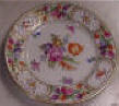 Flower One, Schumann Dresden Pie Plate