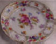 Flower Three, Schumann Dresden Pie Plate