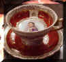 Beehive Style Portrait Cup and Saucer